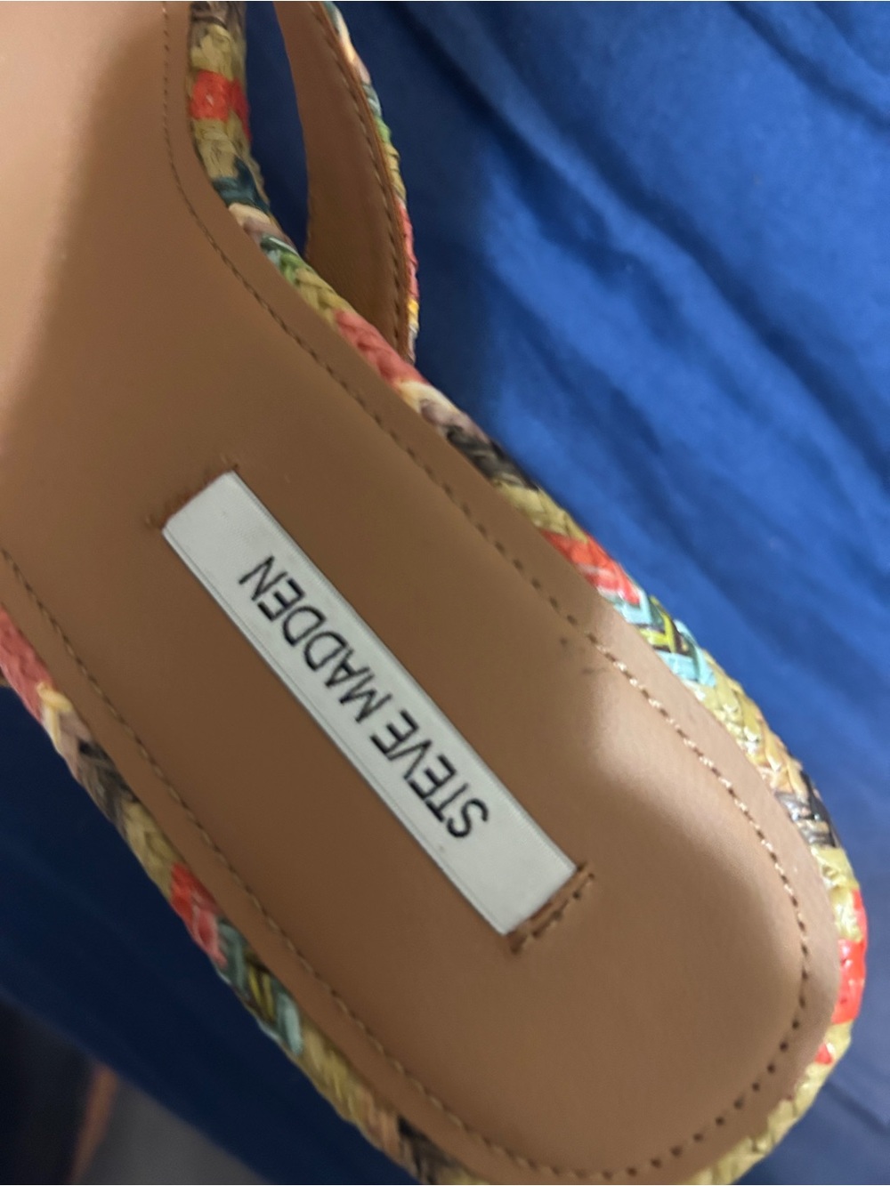 Steve Madden Multicolor Braided Flip Flop Sandals - Picture 4 of 4